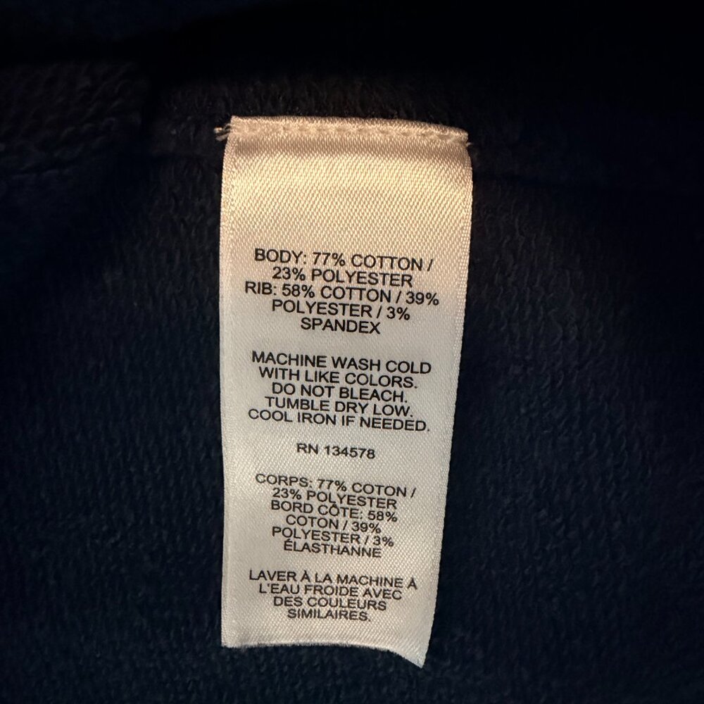 Vineyard Vines Women's Pullover Quarter Zip - Navy, Size M - Picture 4 of 6